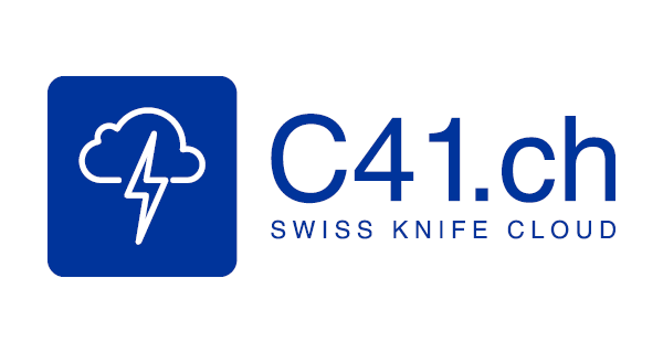 Logo C41.ch– operatore Internet e TV sulla rete in fibra ottica Chiasso4net.